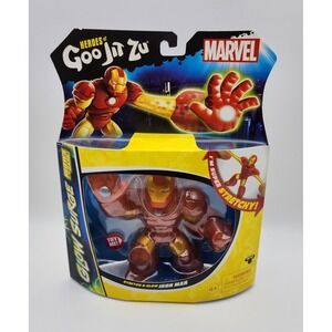 STRETCH & GLOW IRON MAN Heroes Of‎ Goo Jit Zu Marvel Glow Surge Mega 2024